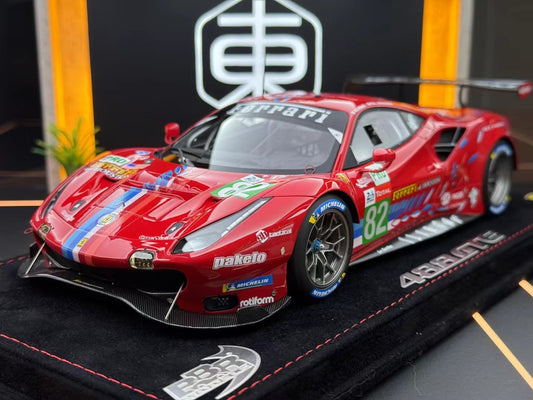 BBR 1:18 Ferrari 488 GTE LM GTE PRO Team Risi Le Mans 2020 - N. 82  158/172 DDJ020