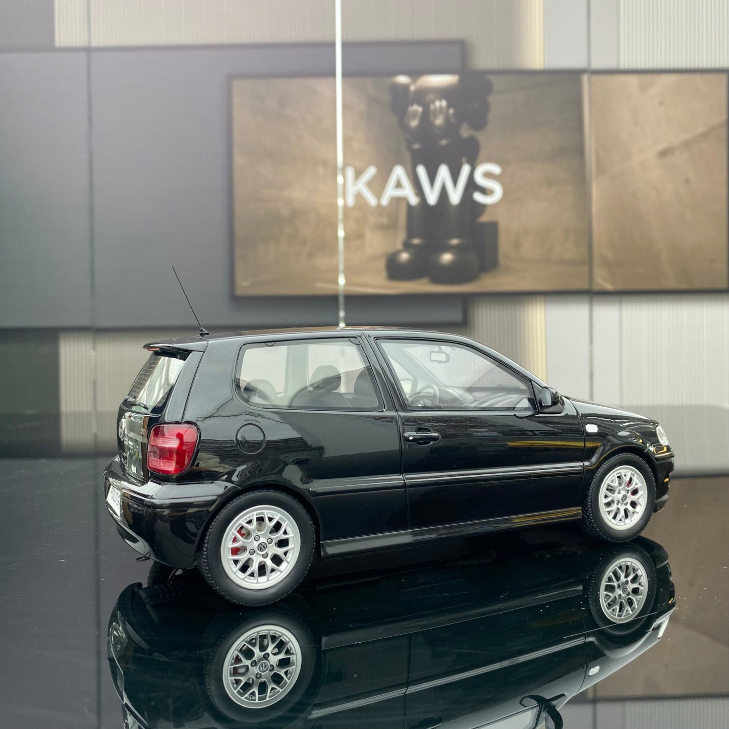 OTTO 1/18 Volkswagen VW Golf POLO N GTI LA7W black resin car model