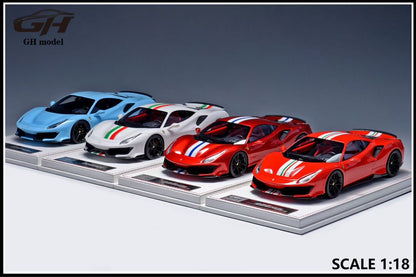 GH Model 1/18 Ferrari Novitec 488pista Limited Edition Model Car