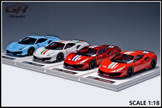 GH Model 1/18 Ferrari Novitec 488pista Limited Edition Model Car