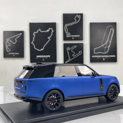 GT Spirit 1/18 Land Rover Range Rover P615 SV Blue GT540