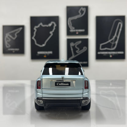 ZP 1/18 Rolls-Royce Cullinan BB Fishing Seat Edition Metallic Blue Alloy Simulation Model Car