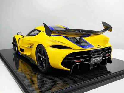 pre-sell Frontiart 1/8 Koenigsegg Jesko Swedish yellow limited edition high-end simulation car model ornaments