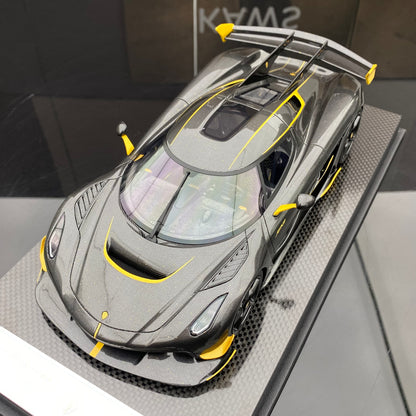 FRONTIART 1/18 Koenigsegg Jesko carbon gold simulated high-end car model