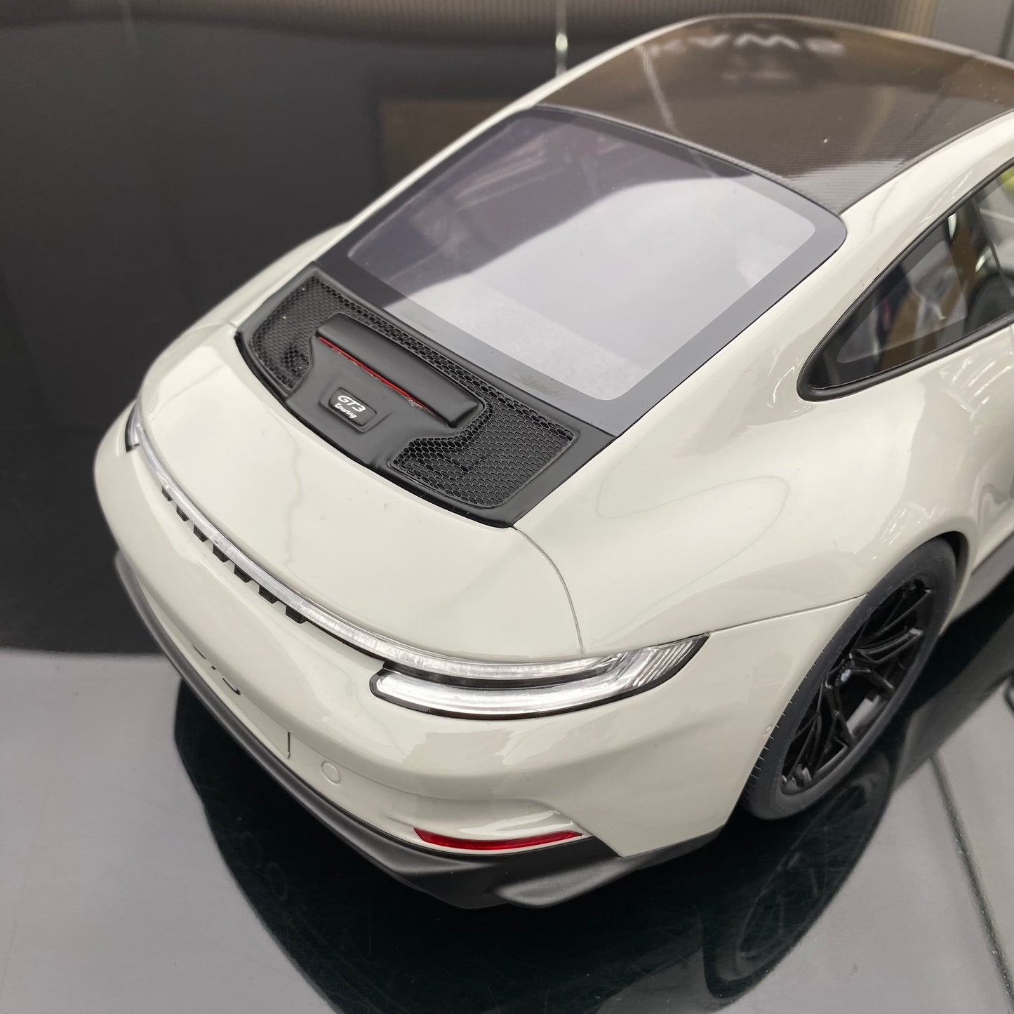 GT Spirit 1/12 Porsche 992 GT3 Gray Limited Edition Car Model Ornament