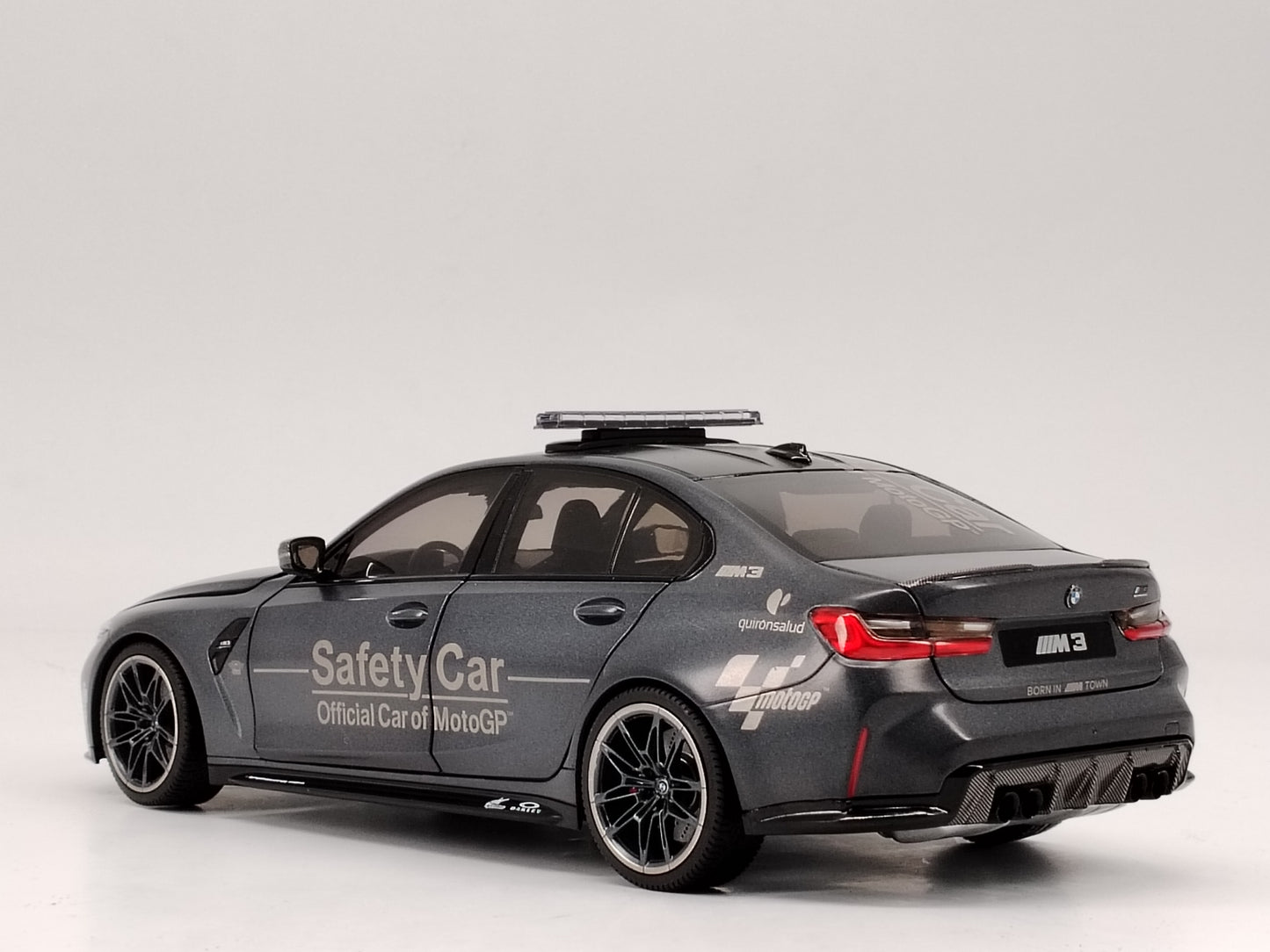 MINICHAMPS 1/18 BMW M3 COMPETITION Safety Car Grey Alloy Model 113020206