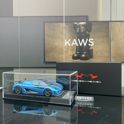 HH Model 1/18 Koenigsegg Agera RS Medusa Simulation Car Model Ornaments