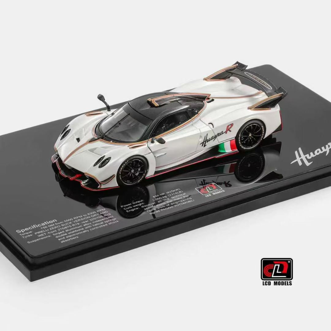LCD 1/43 Pagani Huaya R alloy full opening car model