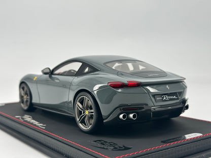 BBR 1/18 Ferrari Roma Grey Resin Car Model Ornaments