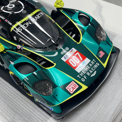 Spark 1/8 Aston Martin VALKYRIE NO.007 Black and Green Livery 08S003