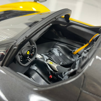 BBR 1/12 Ferrari SP3 Daytona 599+1 Spider Modena Yellow BBR1217O