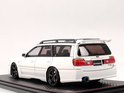 Ignition Model 1/18 Nissan STAGEA 260RS WGNC34 with engine white simulation car model