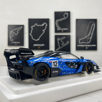 AUTOart 1/18 McLaren Senna GTR Blue #12 81955