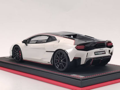 MR 1/18 Lamborghini New Baby Bull Temerario AP Kit Version Balloon White Resin Car Model
