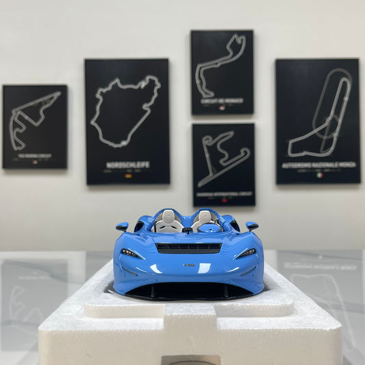 LCD 1/18 McLaren Elva Diecast Model — Sky Blue (LCD18015-BU)