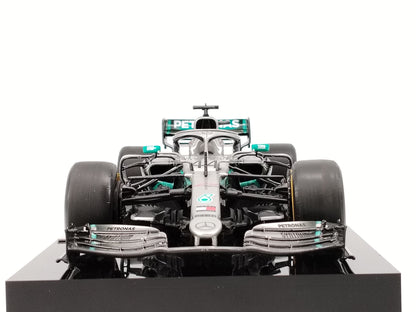 Amalgam 1/18 Mercedes-AMG F1 W10 EQ POWER+2019 Hamilton Black and Gray Limited Edition Car Model M6042-324