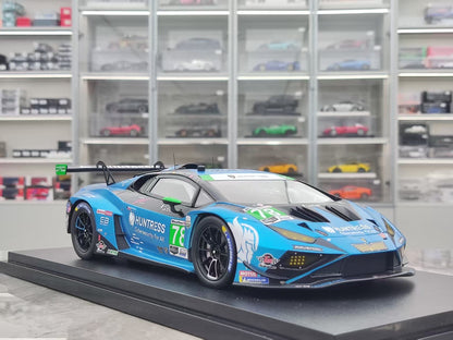 TOPSPEED 1/18 Lamborghini Huracán GT3 EVO2 #78 Forte Racing – Blue Livery (TS0685)