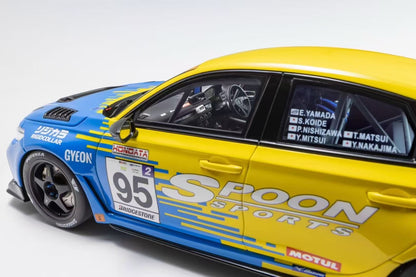 Kyosho 1:18 Honda Civic (FL5) SPOON #95 Resin Model KSR18067Y