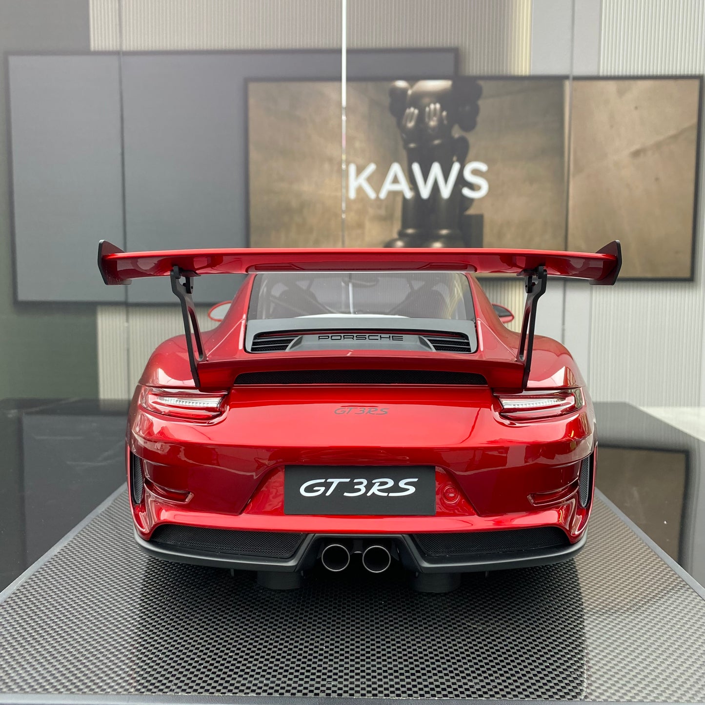 DM 1/8 Porsche 911 GT3RS high-end ornamental resin limited edition car model