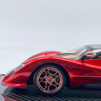 PEAKO 1/18 DE Tomaso P72 Metallic Red Limited Edition Car Model