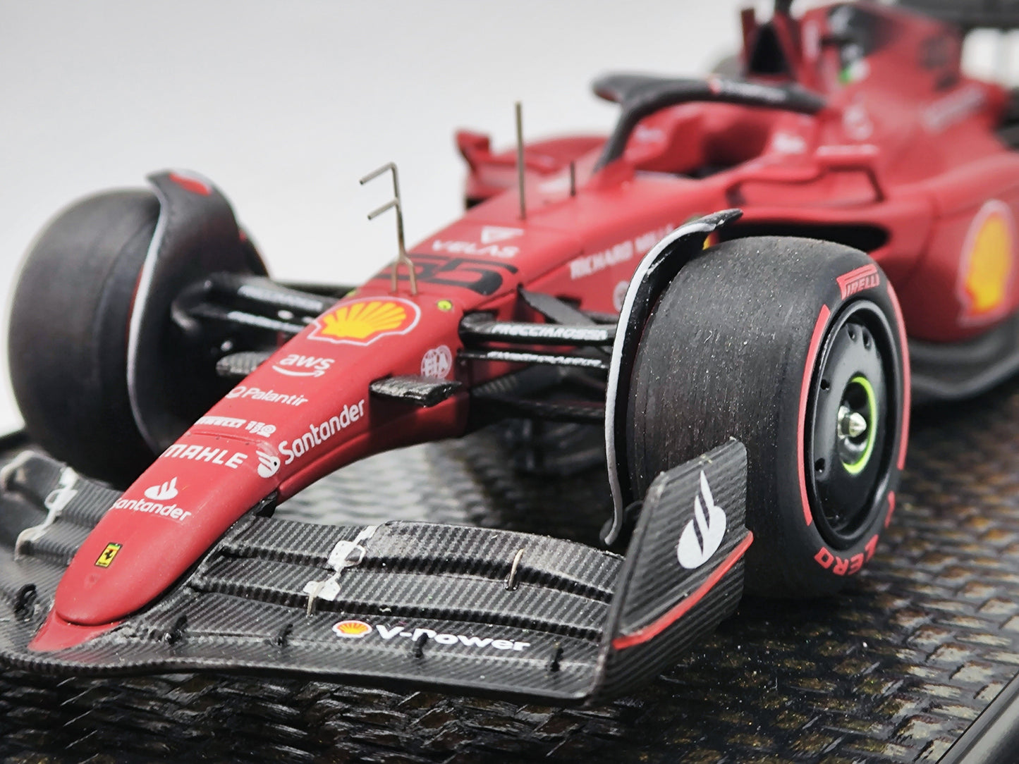 BBR 1/43 Ferrari SF-75 Bahrain Station Simulation Car Model BBRC275BCH