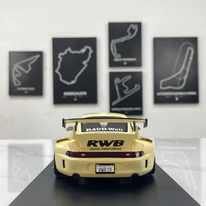 GT Spirit 1/18 Porsche RWB Sandstorm Beige GT566