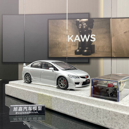 MH 1/18 Honda civic FD2 alloy full open simulation car model ornaments