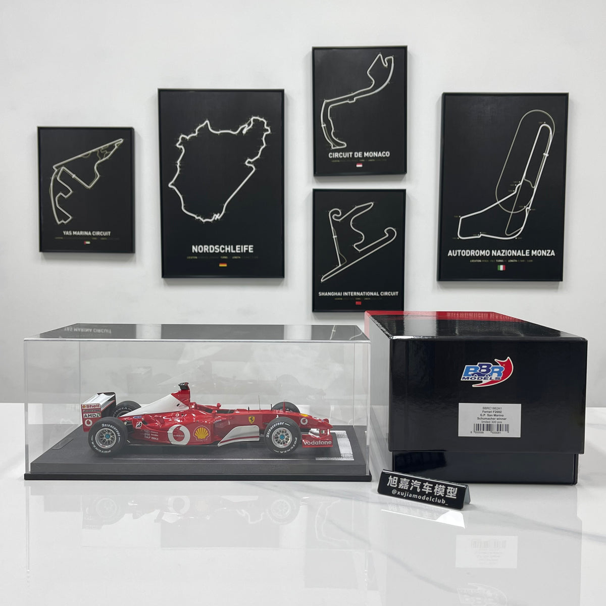 BBR 1/18 Ferrari F2002 GP San Marino Schumacher-Winner BBRC1862A1