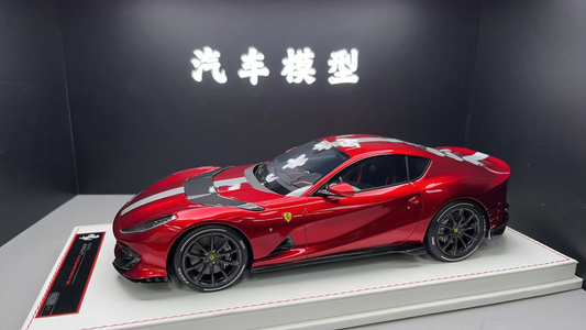 TE 1/18 Ferrari 812 Competizione Simulation Model Car