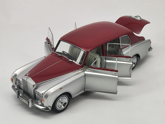 Kyosho 1/18 Rolls-Royce Phantom IV Silver Red Cover Alloy Simulation Model Car