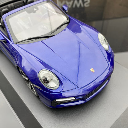 minichamps 1/18 Porsche 911 Turbo Convertible Alloy Closed Car Model