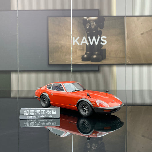 OTTO 1/18 Nissan FAIRLADY 240ZG red resin sealed car model ornament