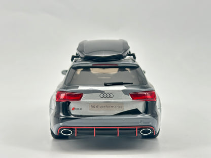 GT Spirit 1/18 Audi RS6 Snow Camouflage Simulation Car Model Ornaments GT794