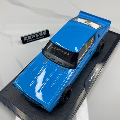 OTTO 1/18 Nissan Skyline 2000 GT-R (KPGC110) by LB-Works - Blue (OT1210)