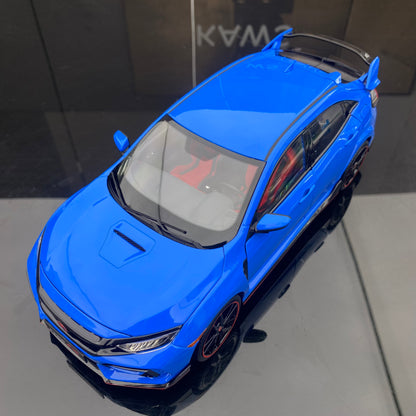 LCD 1/18 Honda Civic TYPE-R FK8 Alloy Simulation Car Model Gift