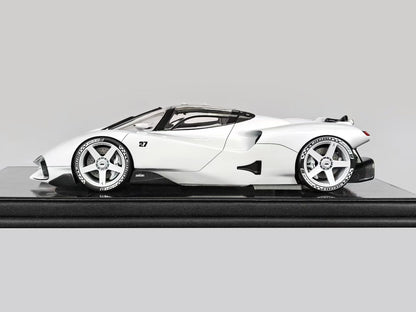 Frontiart 1/18 Nilu27 White Limited Edition Car Model Decoration