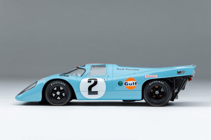 Amalgam 1/18 Porsche 917K-1970 Daytona 24 Hours Endurance Race Champion Simulation Car Model