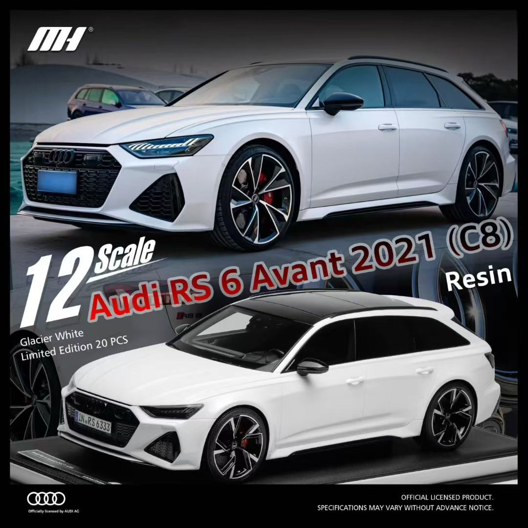 【真人】RS6個 MotorHelix 1:12 Audi RS6 Avant (C8) 2021 • DiecastSociety.com