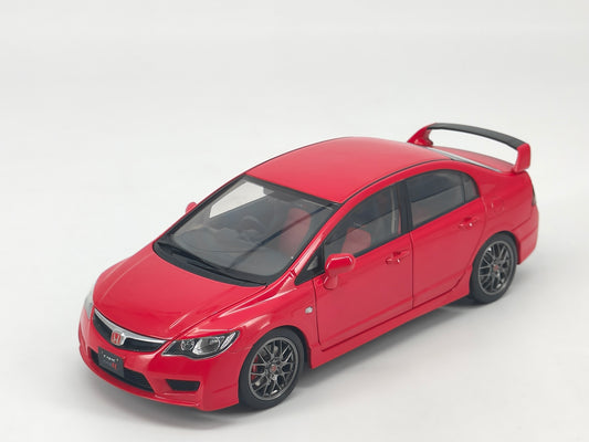 WELL 1/18 Honda Civic Type R (FD2) Red Alloy Full Open Car Model