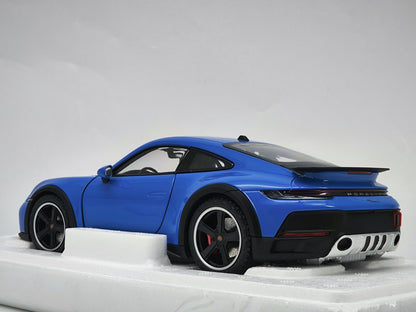 MINICHAMPS 1/18 Porsche 911 DAKAR Blue Alloy Car Model