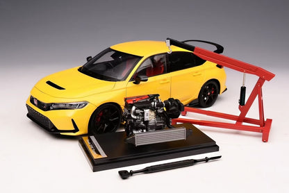 MOTORHELIX 1/18 Mitsubishi All - Open Alloy Car Model