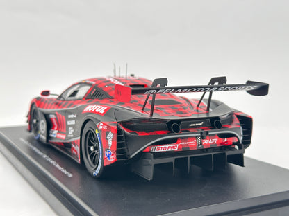 TOPSPEED 1/18 McLaren 720S GT3 Evo #9 Pfaff Motorsports Plaid Red Plaid Resin Model