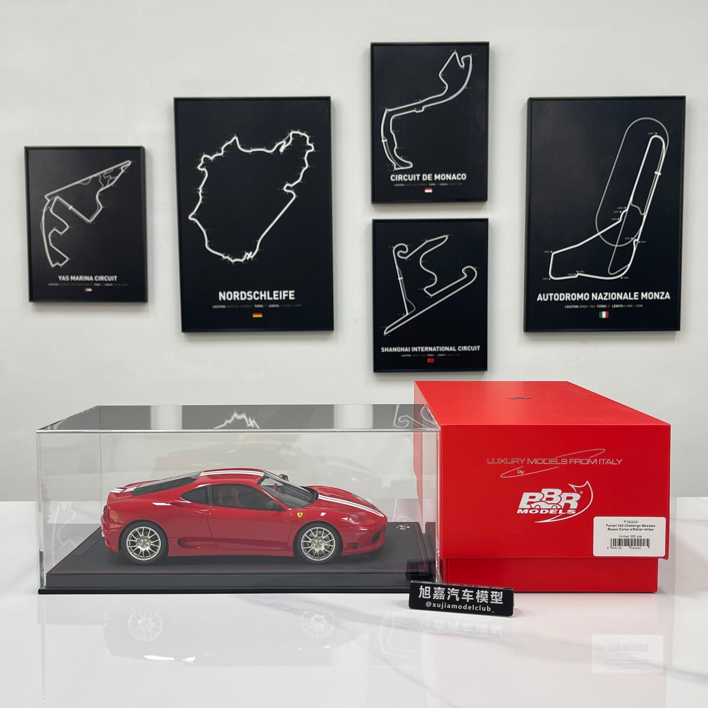 BBR 1/18 Ferrari 360 Challenge Stradale Red P18262A