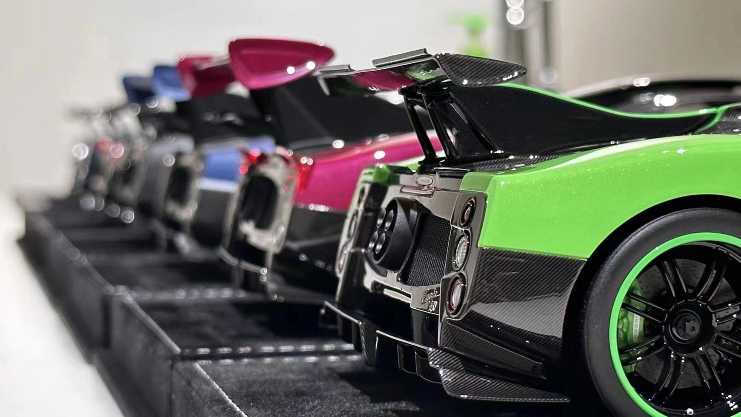 Adornos de modelo de coche de edición limitada Pagani Zonda 760 a escala 1/18 HH MODEL