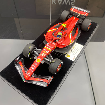 looksmart 1/18 Ferrari SF-24 2024 Saudi Grand Prix F1 third place No. 16 Leclerc