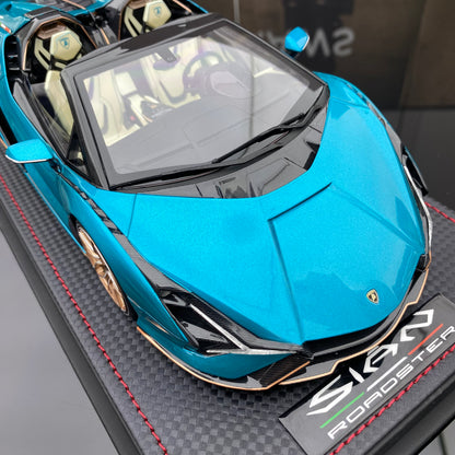 MR 1/18 Lamborghini Sian Roadster convertible limited edition simulation car model