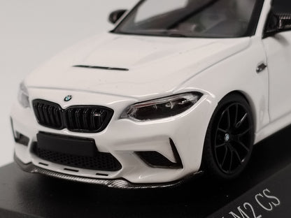 MINICHAMPS 1/43 BMW M2 CS White Alloy Car Model 410021021