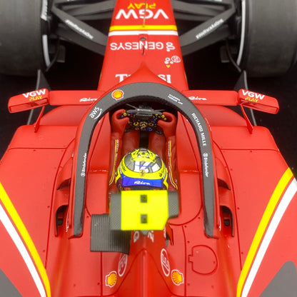 looksmart 1/18 Ferrari SF-24 2024 Saudi Grand Prix F1 third place No. 16 Leclerc