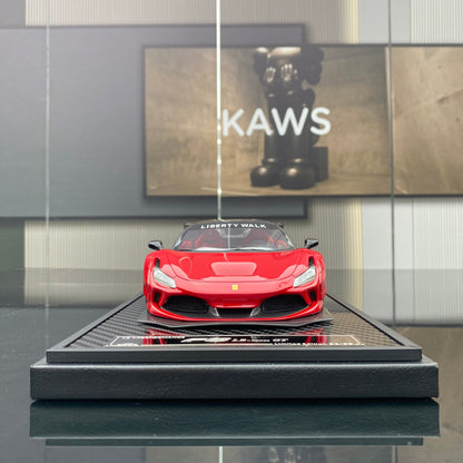 VIP 1/18 Ferrari F8 wide-body modified version simulation car model ornament gift