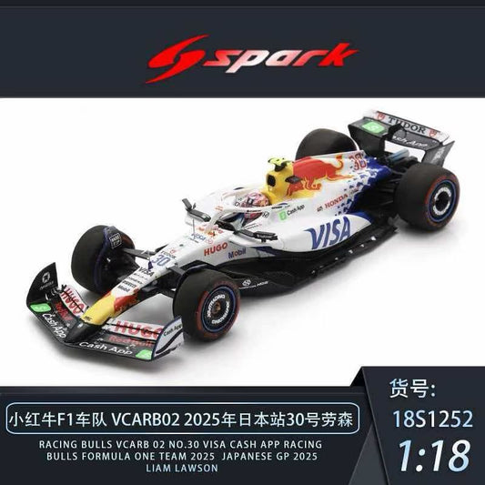 SPARK 1/18 RACING BULLS VCARB 02 NO.30 VISA CASH APP RACING BULLS FORMULA ONE TEAM 2025 JAPANESE GP 2025
LIAM LAWSON 18S1252